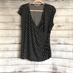 41 Hawthorn Black and White Patterned Top